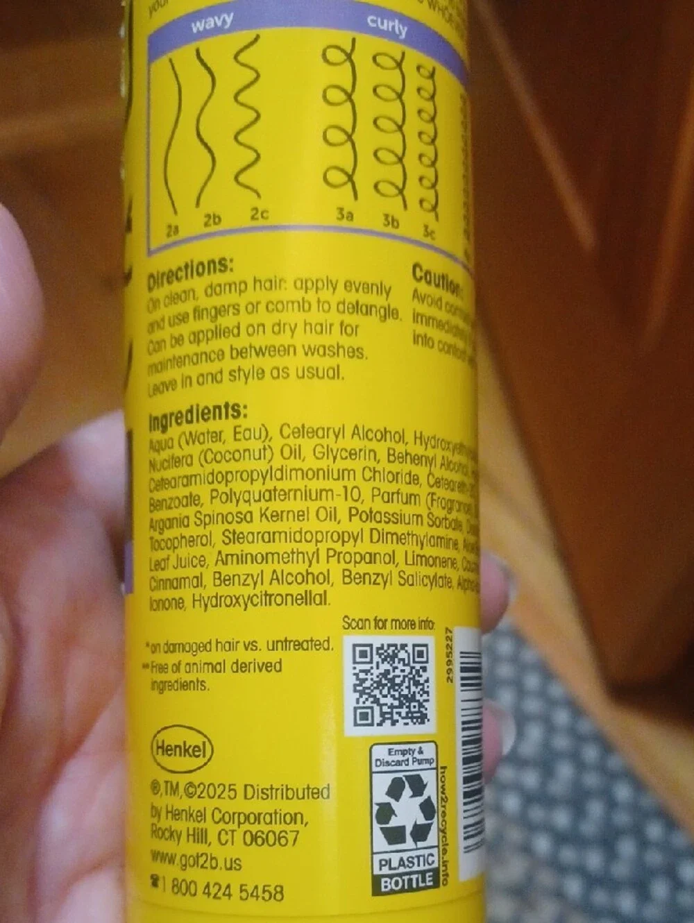Got 2b Curled Detangler Spray - Read Description
